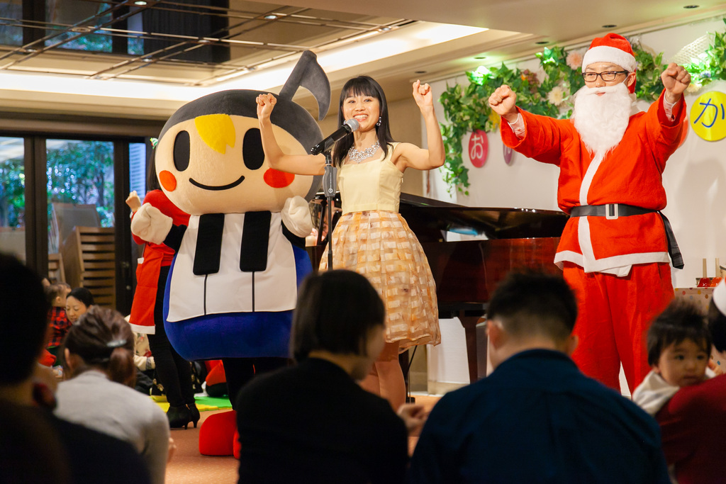 おんよくんとサンタさんも張り切ってるよ!