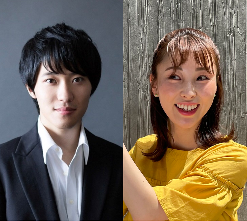 高橋優介（ピアノ）photo：Ayane Shindo　／　野口綾子（司会）