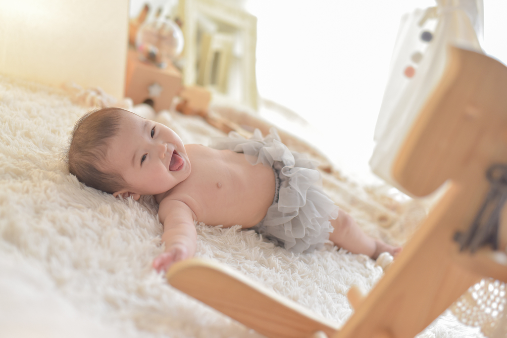 おむつ姿の撮影いたします